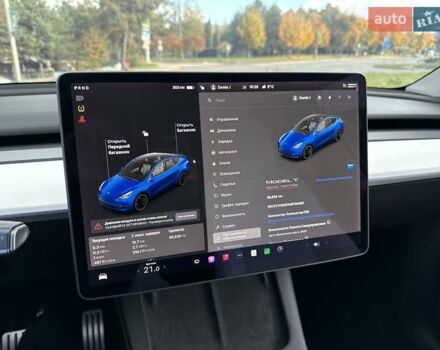 Синий Тесла Model Y, объемом двигателя 0 л и пробегом 87 тыс. км за 23999 $, фото 51 на Automoto.ua