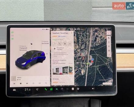 Синий Тесла Model Y, объемом двигателя 0 л и пробегом 66 тыс. км за 25500 $, фото 20 на Automoto.ua