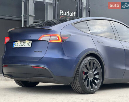 Синий Тесла Model Y, объемом двигателя 0 л и пробегом 88 тыс. км за 31990 $, фото 2 на Automoto.ua