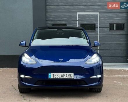 Синий Тесла Model Y, объемом двигателя 0 л и пробегом 66 тыс. км за 25500 $, фото 2 на Automoto.ua