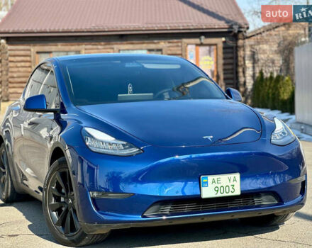 Синий Тесла Model Y, объемом двигателя 0 л и пробегом 33 тыс. км за 23300 $, фото 8 на Automoto.ua