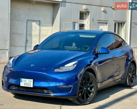 Синий Тесла Model Y, объемом двигателя 0 л и пробегом 33 тыс. км за 23300 $, фото 3 на Automoto.ua
