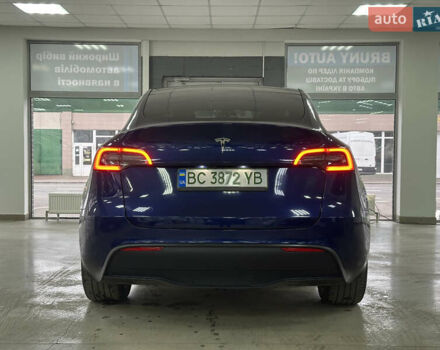 Синий Тесла Model Y, объемом двигателя 0 л и пробегом 122 тыс. км за 27500 $, фото 10 на Automoto.ua