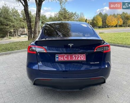 Синий Тесла Model Y, объемом двигателя 0 л и пробегом 86 тыс. км за 25900 $, фото 18 на Automoto.ua
