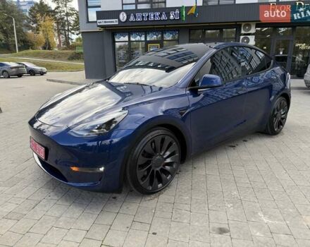 Синій Тесла Model Y, об'ємом двигуна 0 л та пробігом 88 тис. км за 22999 $, фото 5 на Automoto.ua