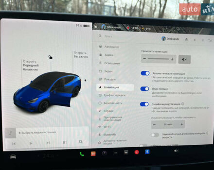 Синій Тесла Model Y, об'ємом двигуна 0 л та пробігом 72 тис. км за 27500 $, фото 19 на Automoto.ua