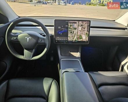 Синий Тесла Model Y, объемом двигателя 0 л и пробегом 53 тыс. км за 23500 $, фото 22 на Automoto.ua