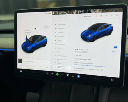 Синій Тесла Model Y, об'ємом двигуна 0 л та пробігом 48 тис. км за 30000 $, фото 29 на Automoto.ua