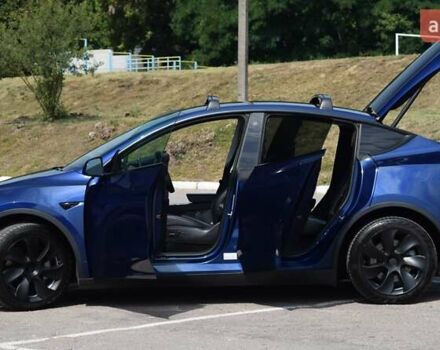 Синий Тесла Model Y, объемом двигателя 0 л и пробегом 81 тыс. км за 25499 $, фото 16 на Automoto.ua