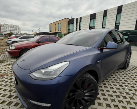 Синій Тесла Model Y, об'ємом двигуна 0 л та пробігом 48 тис. км за 26000 $, фото 3 на Automoto.ua