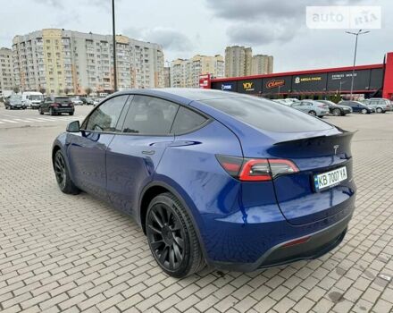 Синий Тесла Model Y, объемом двигателя 0 л и пробегом 28 тыс. км за 38555 $, фото 15 на Automoto.ua