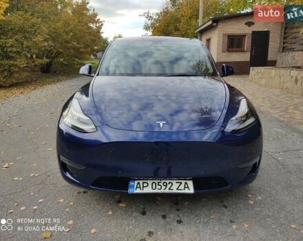 Синий Тесла Model Y, объемом двигателя 0 л и пробегом 58 тыс. км за 24000 $, фото 6 на Automoto.ua