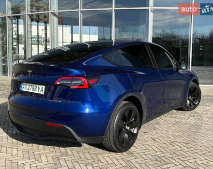 Синий Тесла Model Y, объемом двигателя 0 л и пробегом 35 тыс. км за 30100 $, фото 6 на Automoto.ua
