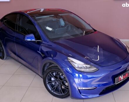 Синий Тесла Model Y, объемом двигателя 0 л и пробегом 76 тыс. км за 19900 $, фото 3 на Automoto.ua