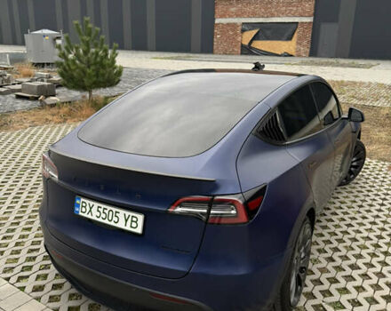 Синій Тесла Model Y, об'ємом двигуна 0 л та пробігом 48 тис. км за 26000 $, фото 16 на Automoto.ua