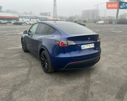 Синий Тесла Model Y, объемом двигателя 0 л и пробегом 125 тыс. км за 25997 $, фото 23 на Automoto.ua
