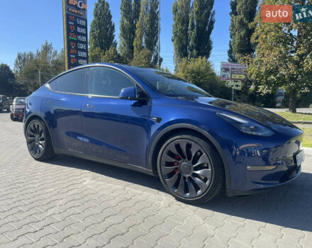 Синий Тесла Model Y, объемом двигателя 0 л и пробегом 127 тыс. км за 24700 $, фото 1 на Automoto.ua