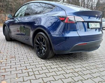 Синий Тесла Model Y, объемом двигателя 0 л и пробегом 91 тыс. км за 25850 $, фото 2 на Automoto.ua