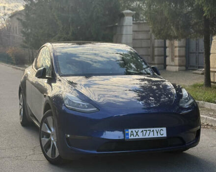 Синий Тесла Model Y, объемом двигателя 0 л и пробегом 97 тыс. км за 26500 $, фото 5 на Automoto.ua