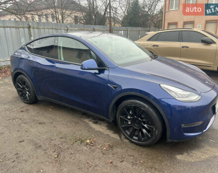 Синий Тесла Model Y, объемом двигателя 0 л и пробегом 125 тыс. км за 25997 $, фото 33 на Automoto.ua