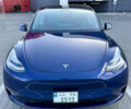 Синий Тесла Model Y, объемом двигателя 0 л и пробегом 48 тыс. км за 27500 $, фото 1 на Automoto.ua