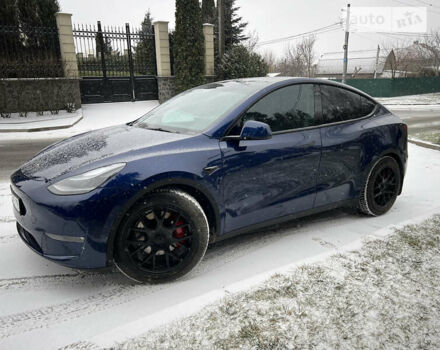 Синий Тесла Model Y, объемом двигателя 0 л и пробегом 66 тыс. км за 25000 $, фото 10 на Automoto.ua
