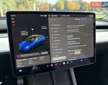 Синій Тесла Model Y, об'ємом двигуна 0 л та пробігом 88 тис. км за 22999 $, фото 56 на Automoto.ua