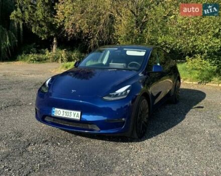 Синий Тесла Model Y, объемом двигателя 0 л и пробегом 72 тыс. км за 24800 $, фото 6 на Automoto.ua