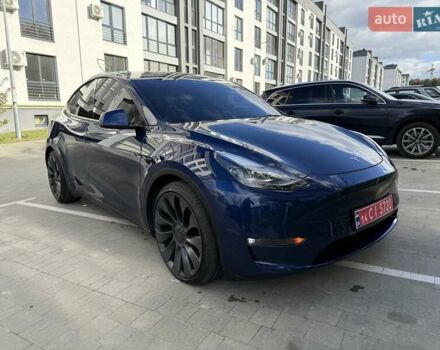 Синий Тесла Model Y, объемом двигателя 0 л и пробегом 86 тыс. км за 25900 $, фото 43 на Automoto.ua