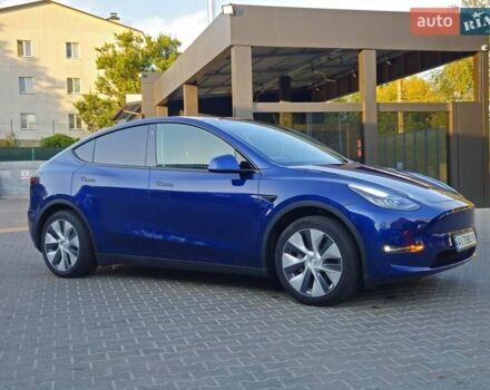 Синий Тесла Model Y, объемом двигателя 0 л и пробегом 99 тыс. км за 25900 $, фото 14 на Automoto.ua