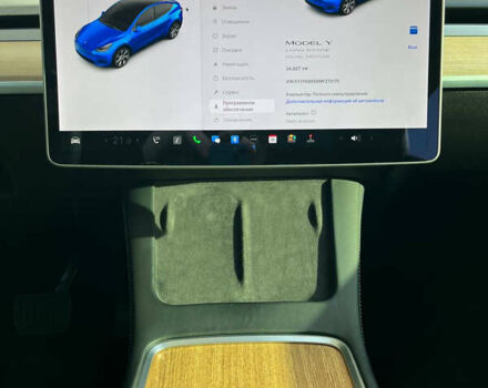 Синий Тесла Model Y, объемом двигателя 0 л и пробегом 35 тыс. км за 30100 $, фото 16 на Automoto.ua
