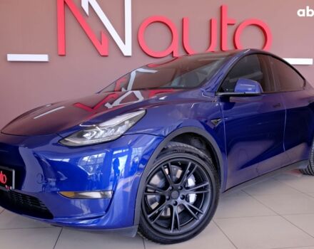 Синий Тесла Model Y, объемом двигателя 0 л и пробегом 76 тыс. км за 19900 $, фото 1 на Automoto.ua