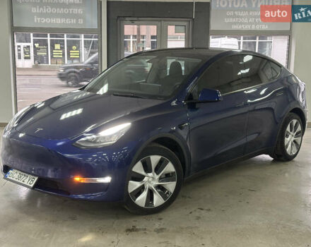 Синий Тесла Model Y, объемом двигателя 0 л и пробегом 122 тыс. км за 27500 $, фото 19 на Automoto.ua