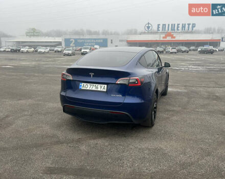 Синий Тесла Model Y, объемом двигателя 0 л и пробегом 125 тыс. км за 25997 $, фото 21 на Automoto.ua