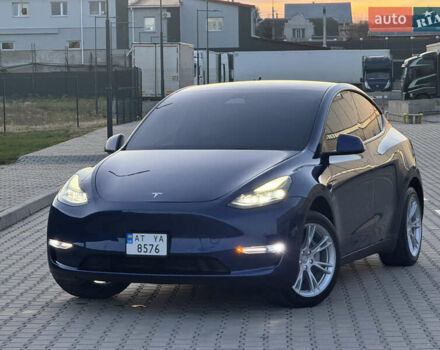 Синий Тесла Model Y, объемом двигателя 0 л и пробегом 155 тыс. км за 22500 $, фото 1 на Automoto.ua