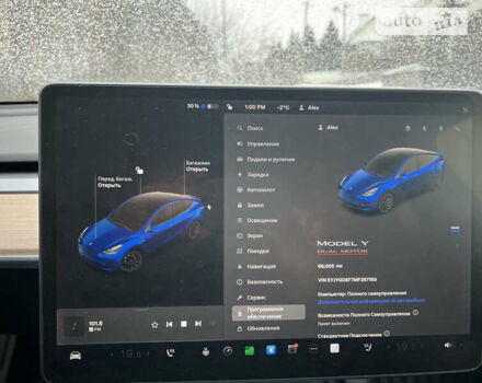 Синий Тесла Model Y, объемом двигателя 0 л и пробегом 66 тыс. км за 25000 $, фото 15 на Automoto.ua