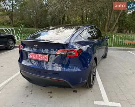 Синий Тесла Model Y, объемом двигателя 0 л и пробегом 86 тыс. км за 25900 $, фото 50 на Automoto.ua
