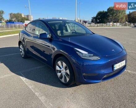 Синий Тесла Model Y, объемом двигателя 0 л и пробегом 45 тыс. км за 26500 $, фото 5 на Automoto.ua