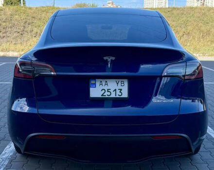 Синий Тесла Model Y, объемом двигателя 0 л и пробегом 48 тыс. км за 27500 $, фото 4 на Automoto.ua