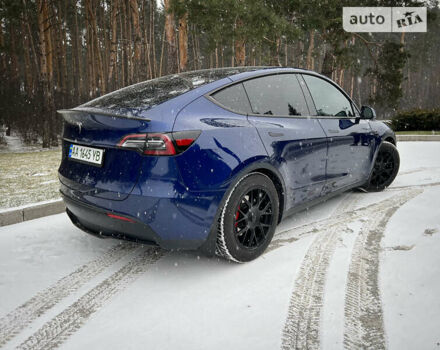 Синий Тесла Model Y, объемом двигателя 0 л и пробегом 66 тыс. км за 25000 $, фото 3 на Automoto.ua