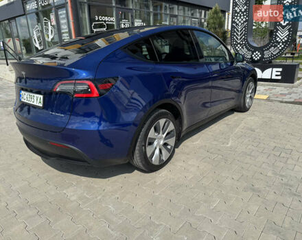 Синий Тесла Model Y, объемом двигателя 0 л и пробегом 83 тыс. км за 24999 $, фото 7 на Automoto.ua