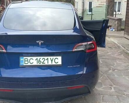 Синий Тесла Model Y, объемом двигателя 0 л и пробегом 74 тыс. км за 26500 $, фото 12 на Automoto.ua
