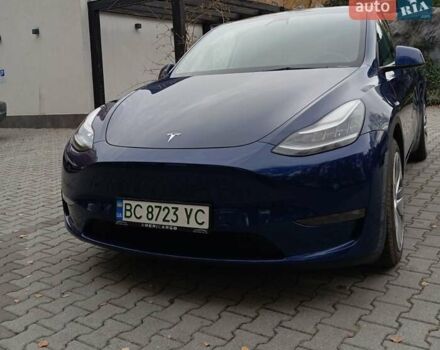 Синій Тесла Model Y, об'ємом двигуна 0 л та пробігом 51 тис. км за 25999 $, фото 5 на Automoto.ua