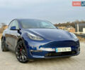 Синий Тесла Model Y, объемом двигателя 0 л и пробегом 120 тыс. км за 23900 $, фото 1 на Automoto.ua