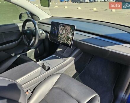 Синий Тесла Model Y, объемом двигателя 0 л и пробегом 53 тыс. км за 23500 $, фото 28 на Automoto.ua