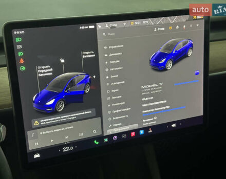 Синий Тесла Model Y, объемом двигателя 0 л и пробегом 122 тыс. км за 27500 $, фото 27 на Automoto.ua