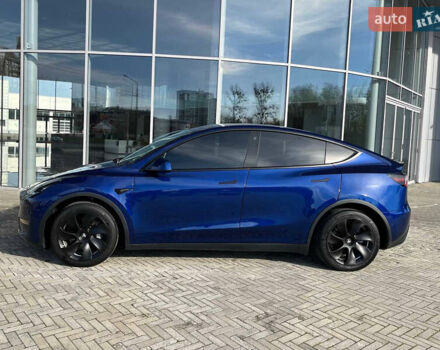 Синий Тесла Model Y, объемом двигателя 0 л и пробегом 35 тыс. км за 30100 $, фото 3 на Automoto.ua