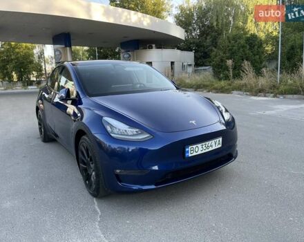 Синий Тесла Model Y, объемом двигателя 0 л и пробегом 68 тыс. км за 25000 $, фото 5 на Automoto.ua