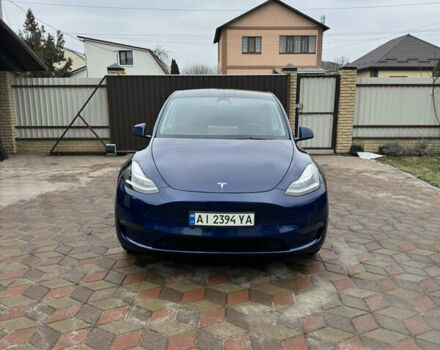 Синий Тесла Model Y, объемом двигателя 0 л и пробегом 65 тыс. км за 26500 $, фото 10 на Automoto.ua