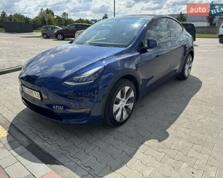 Синий Тесла Model Y, объемом двигателя 0 л и пробегом 83 тыс. км за 24999 $, фото 2 на Automoto.ua